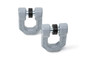 DV8 Offroad UNSK-01GR - Elite Series D-Ring Shackles - Pair (Gray)