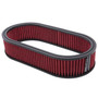 Edelbrock 1226 - Air Cleaner Element Oval 2 5In Tall Red w/ White Strip