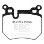 EBC DP31996C - 08-10 BMW 135 3.0 Twin Turbo Redstuff Rear Brake Pads