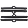 Edelbrock 44263 - Vc Hold Down Tab Kit SBC 5In Long Steel Black Set of 4
