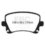 EBC DP41518R - 06-13 Audi A3 2.0 Turbo (Girling rear caliper) Yellowstuff Rear Brake Pads