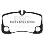 EBC DP41930R - 09-12 Porsche 911 (997) (Cast Iron Rotor only) 3.6 Carrera 2 Yellowstuff Rear Brake Pads EBC DP41930R - 09-12 Porsche 911 (997) (Cast Iron Rotor only) 3.6 Carrera 2 Yellowstuff Rear Brake Pads