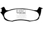 EBC DP61633 - 00-01 Ford Expedition 4.6 2WD Greenstuff Rear Brake Pads