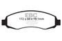 EBC DP61647 - 6000 Series Greenstuff Truck/SUV Brakes Disc Pads