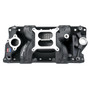 Edelbrock 75013 - Intake Manifold RPM Air-Gap Small-Block Chevy 262-400 Black