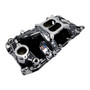 Edelbrock 7561-BP - Intake Manifold; Big Block Chevy Oval Port; RPM Air Gap; Black Plasma Coated