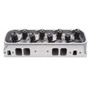 Edelbrock 77485 - Cyl Head BBC Victor Jr 24 Deg Rect Port 300cc 106cc Combustion Chamber