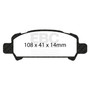 EBC DP81293RP1 - Racing 98-02 Subaru Impreza RP-1 Race Rear Brake Pads EBC DP81293RP1 - Racing 98-02 Subaru Impreza RP-1 Race Rear Brake Pads