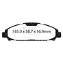 EBC DP83039RPX - Racing 15-17 Ford Mustang 3.7L (6th Gen) RP-X Race Front Brake Pads