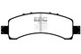 EBC ED91667 - 02 Cadillac Escalade 5.3 (Akebono rear caliper) Extra Duty Rear Brake Pads