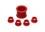 Energy Suspension 16.10101R - 88-91 Honda Civic/CRX Red Power Steering Rack Bushing Set