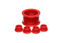 Energy Suspension 16.10103R - 90-93 Acura Integra Red Power Steering Rack Bushing Set