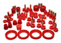 Energy Suspension 16.18113R - 97-01 Honda Prelude (Type SH only) Red Hyper-Flex Master Bushing Set