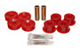 Energy Suspension 16.8108R - 92-01 Prelude Red Rear Shock Upper and Lower Bushing Set