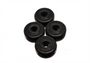 Energy Suspension 16.7102G - 88-91 Honda Civic/CRX Black Front Strut Rod Bushing Set