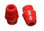 Energy Suspension 2.9101R - 97-06 Jeep Wrangler YJ/TJ Red Front Bump Stop Set (Set of 2)