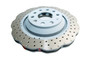 DBA DBA42809WSLVXD - 14-21 Volkswagen GTI (w/Perf Pkg 310mm Rear Disc) Rear 4000 Series Drilled Wavy Rotor w/Slv Hat