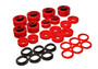 Energy Suspension 4.4120R - 99-07 Ford F-250/F-350 SD 2/4WD Crew Cab Body Mount Set - Red