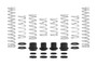 Eibach E85-209-016-02-22 - Pro-UTV 2019 POLARIS RZR XP 4 Turbo S Stage 2 Performance Spring System - Set of 8 Springs