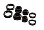 Energy Suspension 7.1116G - 95-03 Nissan Maxima Black Motor Subframe Bushing Set - front lower (Must reuse all