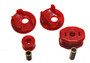Energy Suspension 7.1105R - 91-94 Nissan Sentra/NX1600/2000 Red Motor Mount Inserts (2 Torque Mount Positions