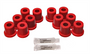 Energy Suspension 8.2106R - 81-89 Toyota FJ40/FJ60 Landcruiser 2/4WD Red Front Leaf Spring Bushing (Set of 12)