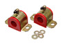 Energy Suspension 8.5124R - 00-05 Toyota Celica Red 22mm Front Sway Bar Frame Bushings (Greaseable Frame Bushi