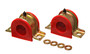 Energy Suspension 9.5185R - Universal Sway Bar Bushing Set 1 1/4in Dia. - Red