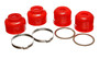 Energy Suspension 9.13136R - 94-06 Hummer H1 Red Front or Rear Ball Joint Boot Set