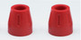 Energy Suspension 9.6109R - Universal Red 1-1/2in OD x 11/16in McPherson ID Strut Bump Stop Set
