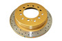 DBA DBA4793XS - Toyota Cruiser Rear Drilled & Slotted 4000 Series Rotor