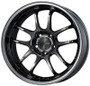 Enkei 489-8105-6515SBK - PF01EVO 18x10.5 15mm Offset 5x114.3 75mm Bore SBK Wheel Special Order / No Cancel