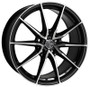 Enkei 509-880-4445BKM - DRACO 18x8.0 5x112 45mm Offset 72.6mm Bore Black Machined Wheel