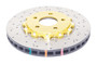 DBA DBA52113GLDXS - 05-10 Ford Mustang GT / 11-13 V6 Front Drilled & Slotted 5000 Series 2 Piece Rotor w/ Gold Hat