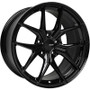 Enkei 529-285-1240BK - TSR-X 20x8.5 40mm Offset 5x120 BP 72.6mm Bore Gloss Black Wheel