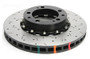 DBA DBA52390BLKXS - 95-97 Porsche 911 Carrera Front T3 5000 Series Uni-Directional Slotted Rotor w/ Black Hat
