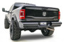 Fab Fours DR19-U4450-1 - Elite Rear Bumper; Black Steel;