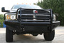 Fab Fours DR03-S1060-1 - Black Steel Front Ranch Bumper