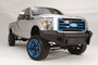 Fab Fours FS11-Q2561-1 - Elite Front Bumper; 2 Stage Black Powder Coated; w/o Full Grill Guard; Incl. Light Cut-Outs;