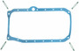 FEL-PRO OS 34502 R - Oil Pan Gasket - 1-Piece - Plastic Core Silicone Rubber - GM V6 - Kit