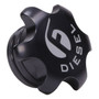 Fleece Performance FPE-FC-1316-BLK - Black Anodized Billet Fuel Cap For 13-18 Cummins