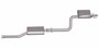 Gibson 617001 - 07-10 Dodge Charger SE 2.7L 2.5in Axle-Back Single Exhaust - Stainless