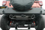 Gibson 617303 - 07-17 Jeep Wrangler JK Sport 3.6L 2.5in Cat-Back Dual Split Exhaust - Stainless