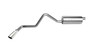 Gibson 619999 - 03-04 Ford Expedition XLT 4.6L 2.5in Cat-Back Single Exhaust - Stainless