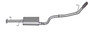 Gibson 618810 - 07-14 Toyota FJ Cruiser Base 4.0L 2.5in Cat-Back Single Exhaust - Stainless