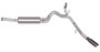 Gibson 62210 - 07-10 Hummer H3 Base 3.7L 2.5in Cat-Back Dual Extreme Exhaust - Stainless