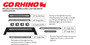 Go Rhino 26173T -  BR11 Light Bar Mount - Textured Black