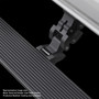 Go Rhino 20412974T - RealTruck 21-24 Ford Bronco 4dr VoltStep Electric Running Board Kit (No Drill) - Bedliner Coating