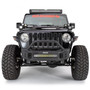 Go Rhino 331101T - 07-20 Jeep Wrangler JL/JLU/JK/JKU/Gladiator JT Rockline Front Stubby Bumper w/ Overrider