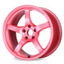 Gram Lights WGCRV37EPP - 57CR 18x8.5 +37 5-114.3 Sakura Pink Wheel (Special Order No Cancel)